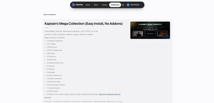 Details page