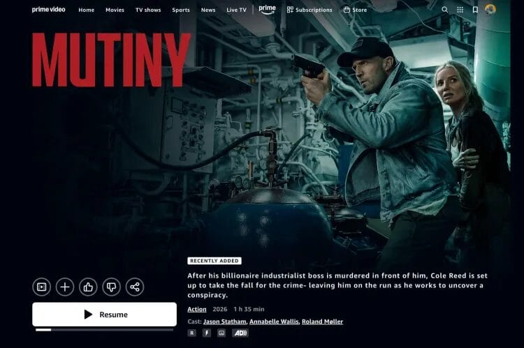Prime Video Mutiny Leak