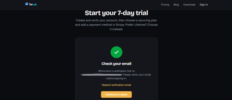 click to start your free trial