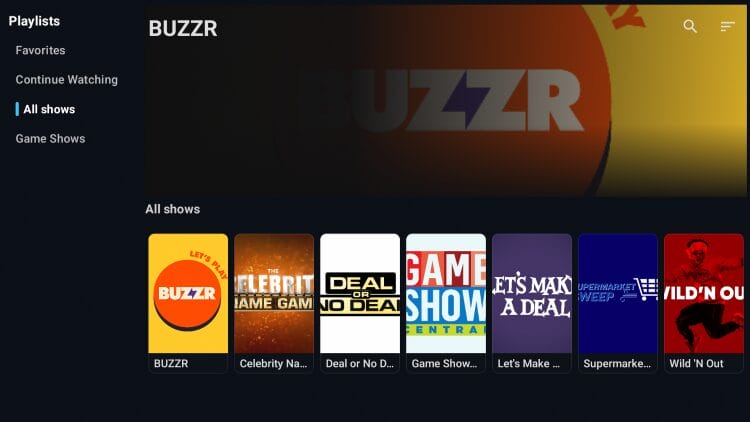 you can also browse vod