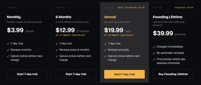 TVLok Pricing