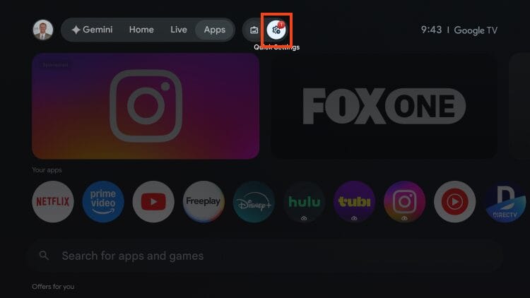 choose settings to clear cache on android tv google tv