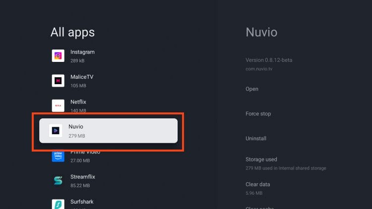 select your desired app or apk