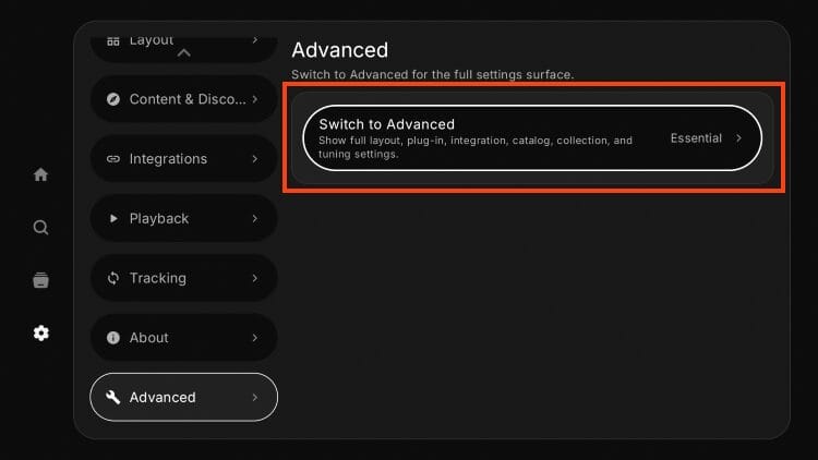 turn on advanced settings to fix nuvio buffering