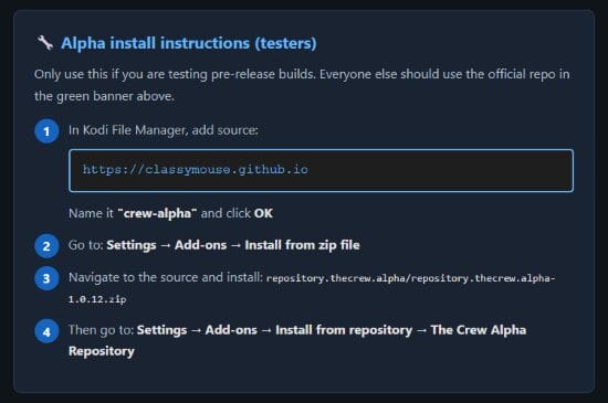 install the crew beta