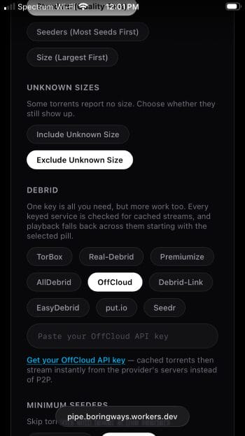 add debrid if you'd like